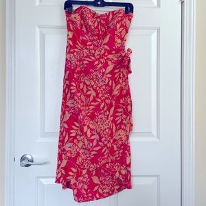 Santiki Batik Strapless Sarong Dress